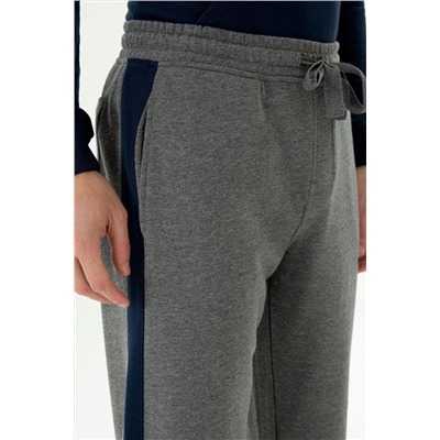 Erkek Antrasit Melanj Eşofman Altı