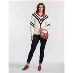 CROCODILE EMBOSSED CROSSBODY BAG