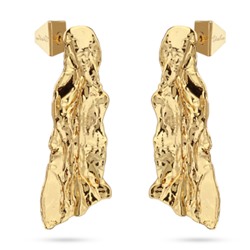 Серьги Дюна (покрытие золото), Есть комплект