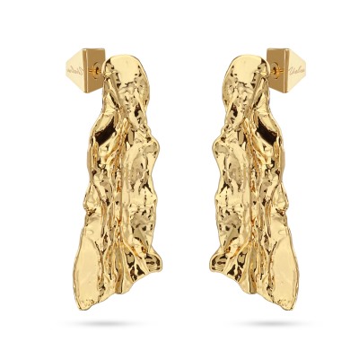 Серьги Дюна (покрытие золото), Есть комплект