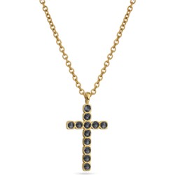 Кулон Теннис (кристаллы SW темно-серые 4мм; покрытие золото) 50-55см, Есть комплект