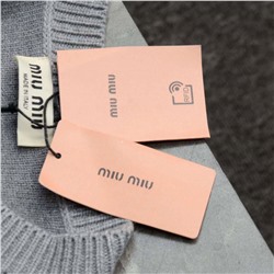 Вязаный шерстяной кардиган Mi*u Mi*u 🩷  Реплика 1:1  Унисекс модель