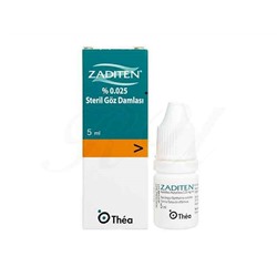 ZADITEN % 0.025 steril göz damlası 5 ml (аллергический конъюнктивит)