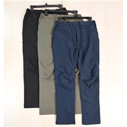 Прямые мужские повседневные брюки на шнуровке