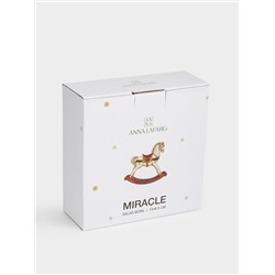 Салатник, 15x6 см, 720 мл, фарфор N, белый, Лошадка, Miracle