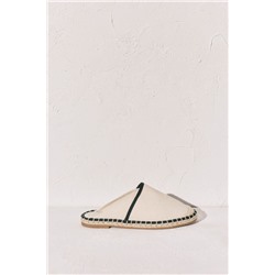 Alpargata mule bicolor