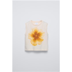 FLORAL PRINT VEST TOP