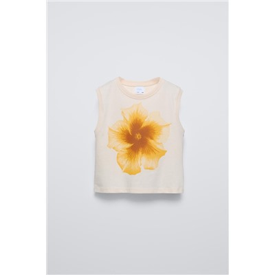 FLORAL PRINT VEST TOP