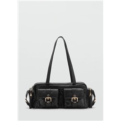 Bolso piel bolsillos