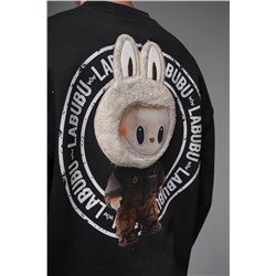 Худи  лабубу черный