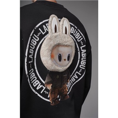Худи  лабубу черный