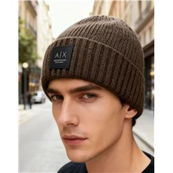 Зимняя теплая вязаная шапка EMPORIO ARMAN*I