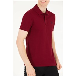 Erkek Plum Basic Polo Yaka Tişört
