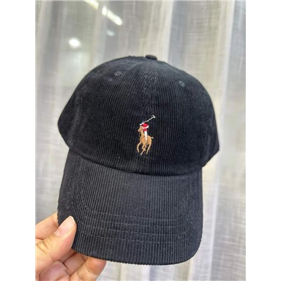 Вельветовая бейсболка унисекс   Pol*o Ralp*h Laure*n
