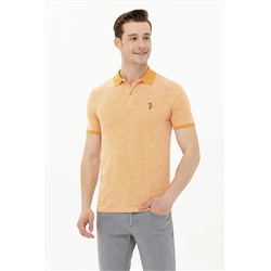Erkek Turuncu Polo Yaka Tişört