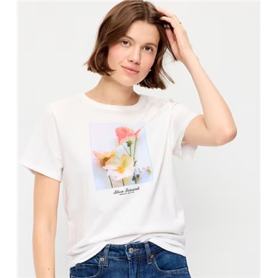 EveryWear Crew-Neck Graphic T-Shirt