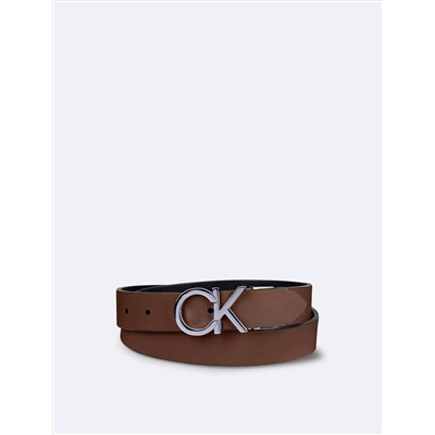 Monogram Logo Plaque Reversible Belt