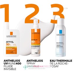 La Roche Posay Anthelios UVmune 400 - SPF50+ - Fluide Invisible - Avec Parfum 50ml