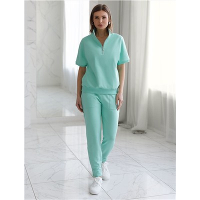 Джемпер из тонкого премиального футера с эластаном