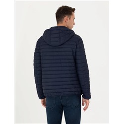 Lacivert Slim Fit Mont