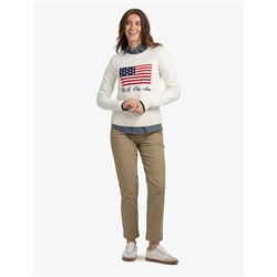 FLAG CREW NECK SWEATER