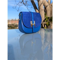 Итальянская сумка из натуральной кожи от AB.ZAPATOS PELLE · 2704 Azulon