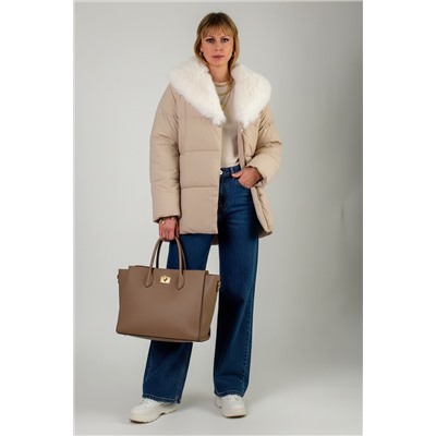 Куртка с меховым воротником арт.6677 зима, евро-зима