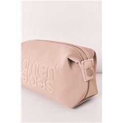 Neceser pequeño goma marrón