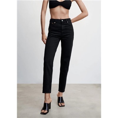 Jeans mom tiro alto -  Mujer | MANGO OUTLET España