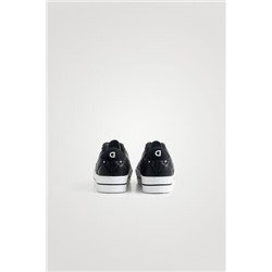 Sneakers efecto piel bordado lentejuelitas