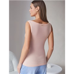 Топ облегающий из эластичного хлопка