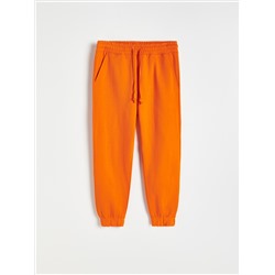 Sweathose in kräftigem Farbton