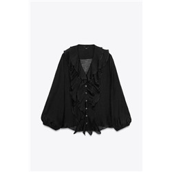 ZW COLLECTION RUFFLED SHIRT
