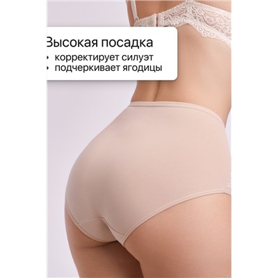 Набор трусов OIRO 3904 хлопковые с цветочным узором 3 шт