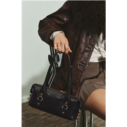 SHOULDER BAG WITH METALLIC DETAILS