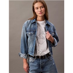 Floral Outline Graphic Classic T-Shirt