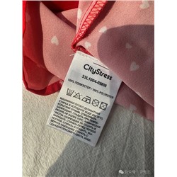 Блузка с бантом с контрастными сердечками российского бренда Cit*y Stre*ss