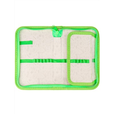 Пенал 1-секц, печать на ткани, большой, с отк.планкой АВОКАДИКИ (ПН-3059) (190х115)