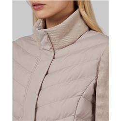 WOMEN'S MIXED MEDIA CHEVRON JACKET