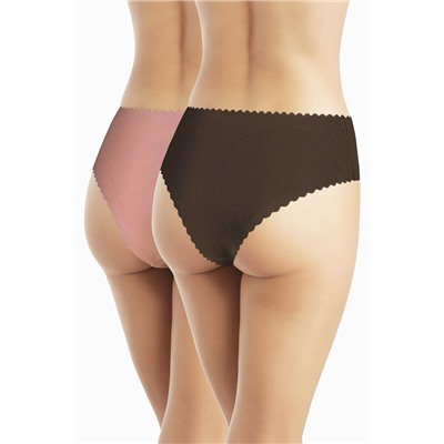 Pack 2 bragas hipster sin costuras