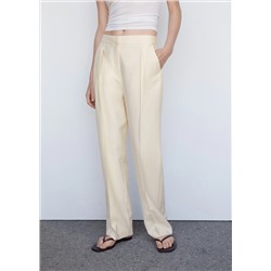 Pantalón recto pinzas