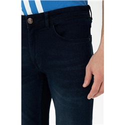 Erkek Koyu Mavi Jean Pantolon