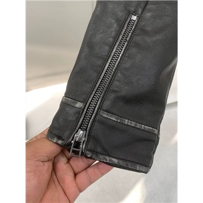 Мужская кожаная куртка, экспорт  Коллекция весна/осень 2025 г  ГЕС*С