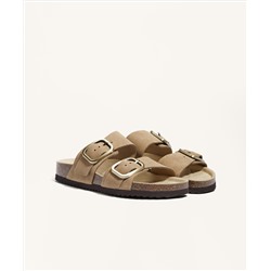 Sandalia serraje hebilla