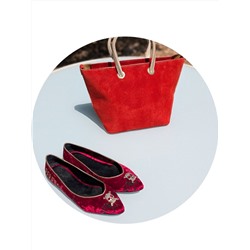Комбо  Сalabera + Ab.Z PELLE Mini Shopper (440) Rojo АКЦИЯ