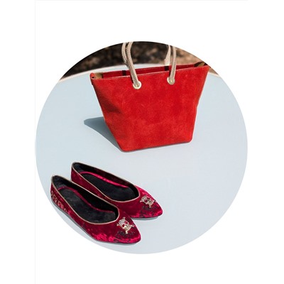 Комбо  Сalabera + Ab.Z PELLE Mini Shopper (440) Rojo АКЦИЯ