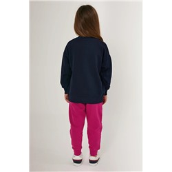 Kız Çocuk Lacivert Pijama Takımı