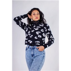 Джемпер с фиксатором Леопард арт.23377