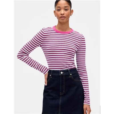 Essential Ribbed Crewneck T-Shirt