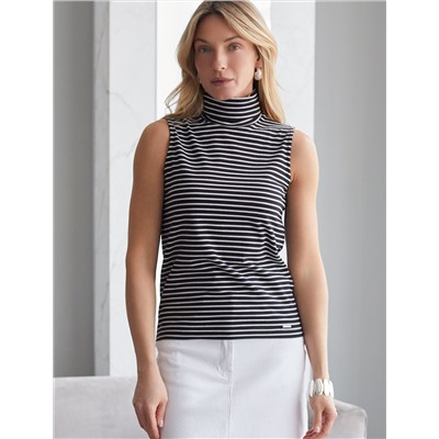 Топ из премиального хлопка с эластаном